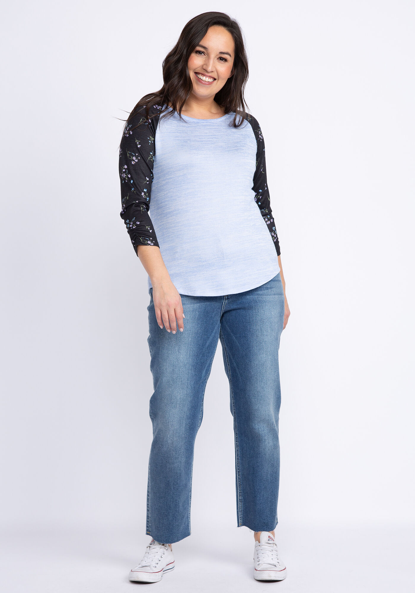 melinda printed 3/4 sleeve Image 3