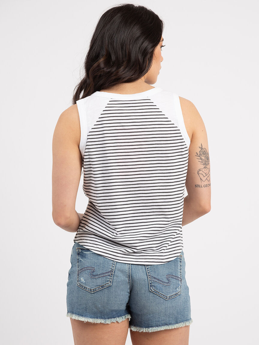 mildred muscle tank stripe Image 3