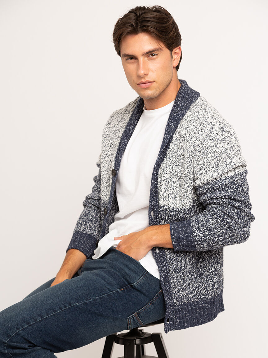 chase shawl collar cardigan Image 2