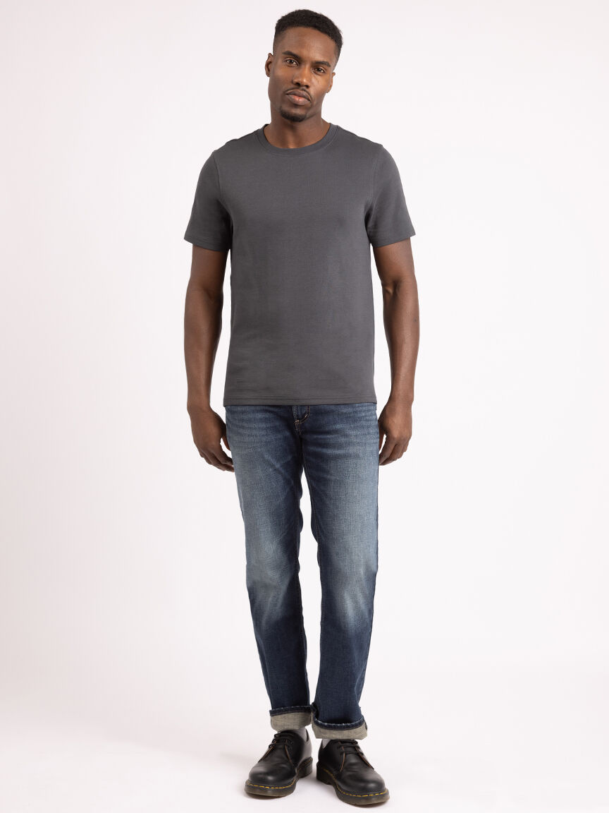 richard textured crewneck tee Image 2