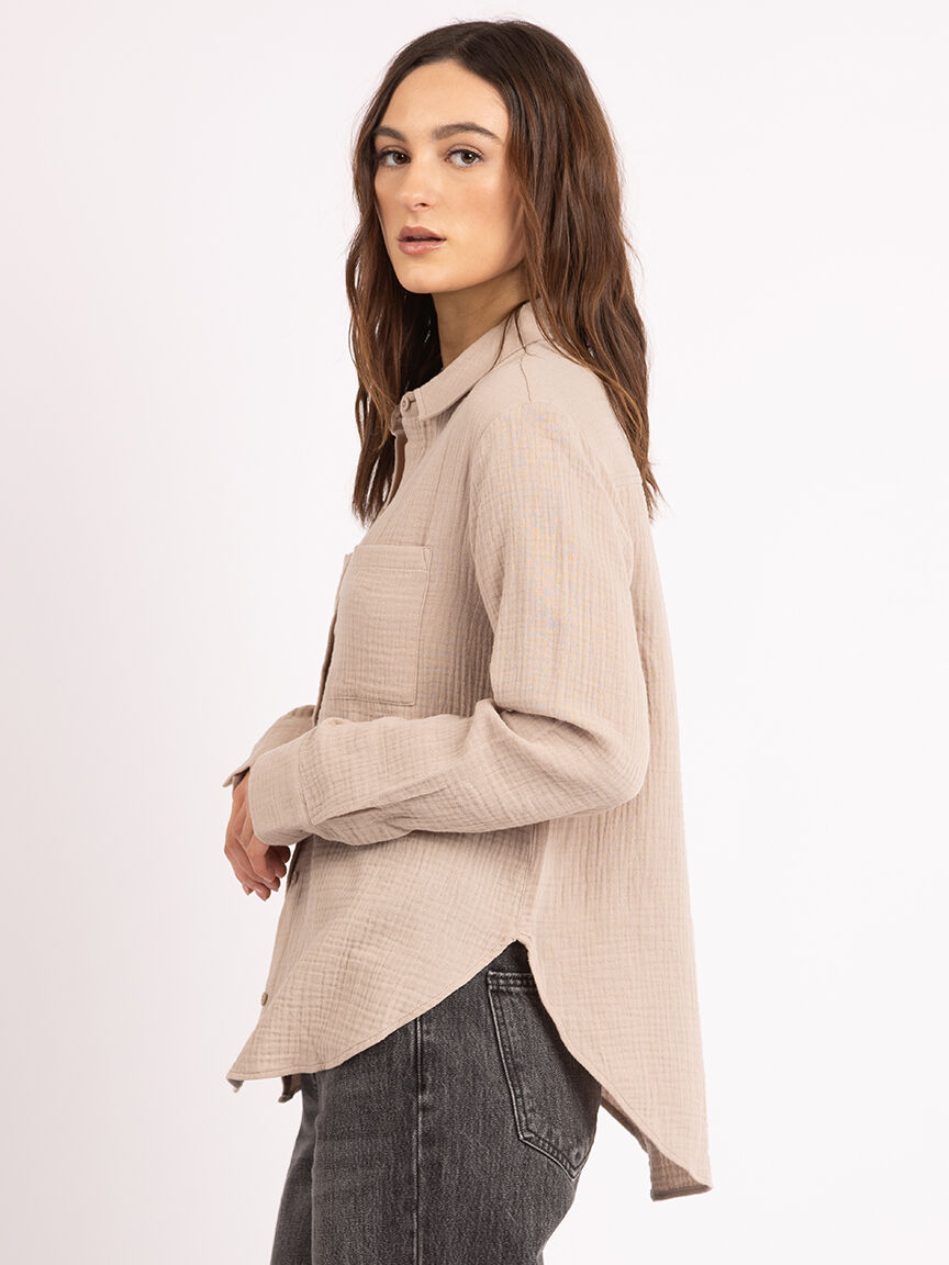 kasey gauze shirt Image 3