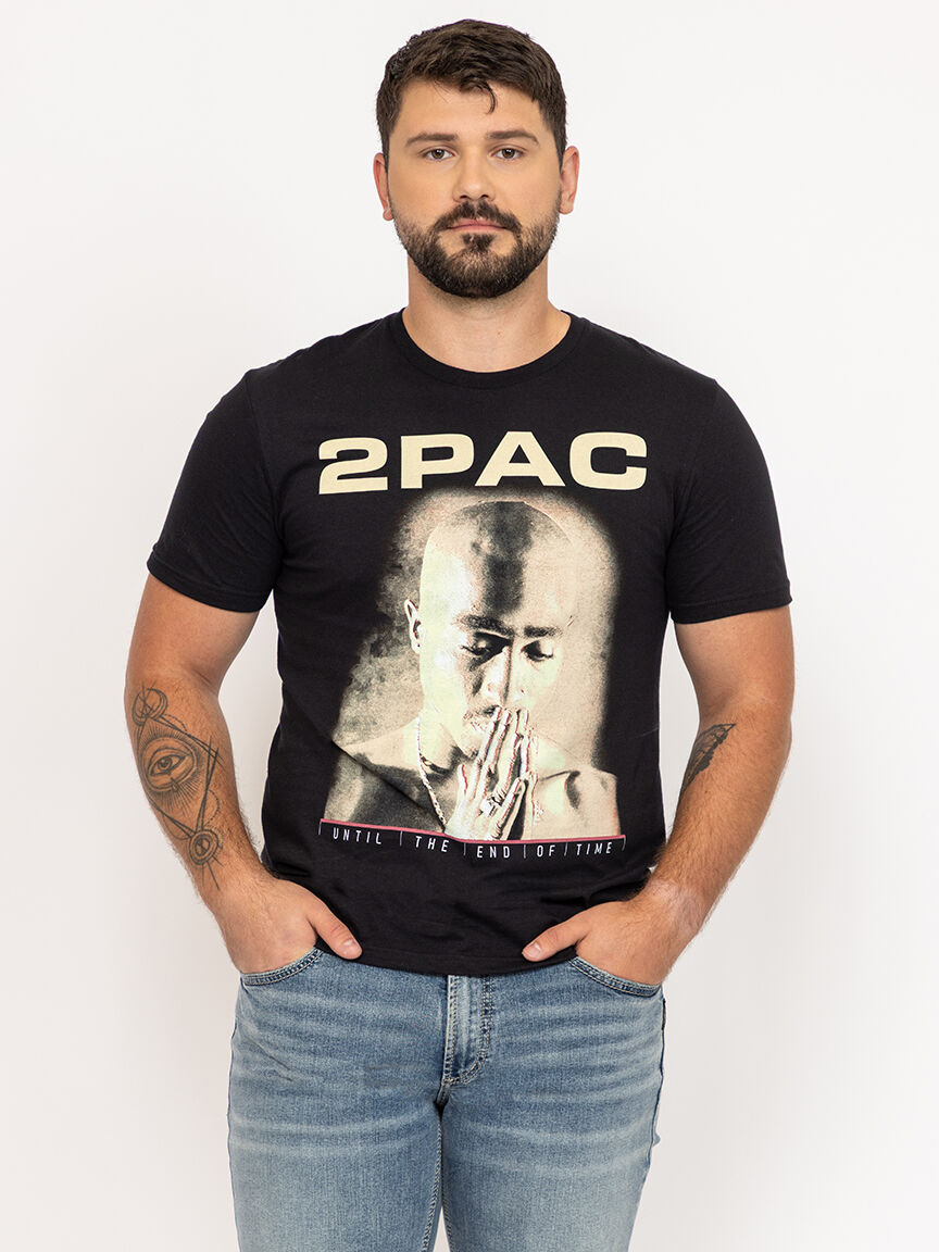 unisex tupac graphic tee
