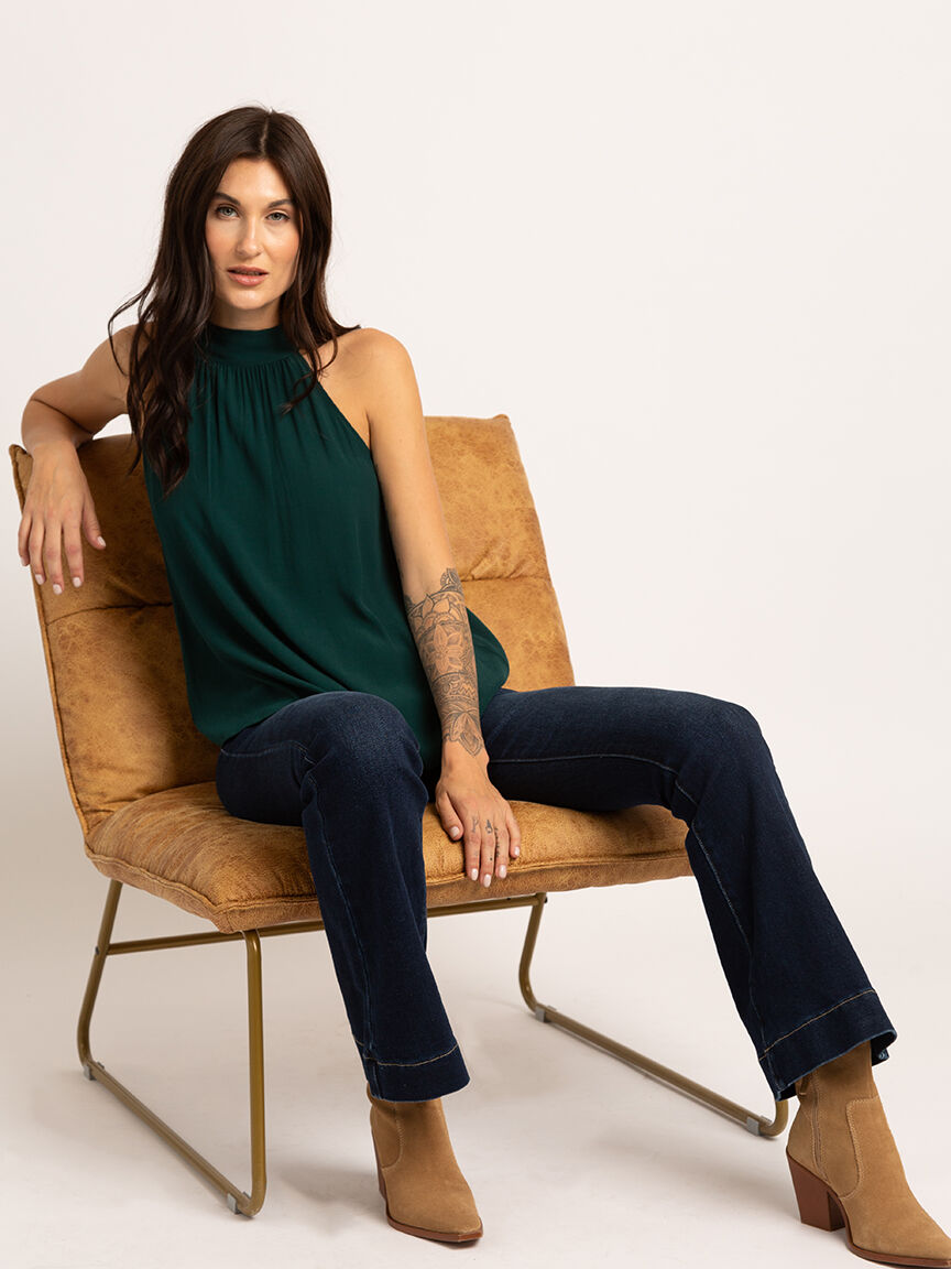 gwen halter tie neck blouse Image 1