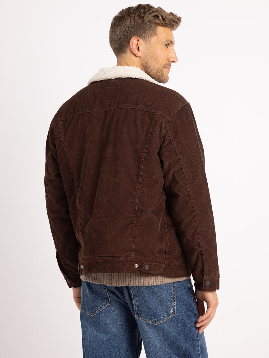 relaxed sherpa jacket Image 3