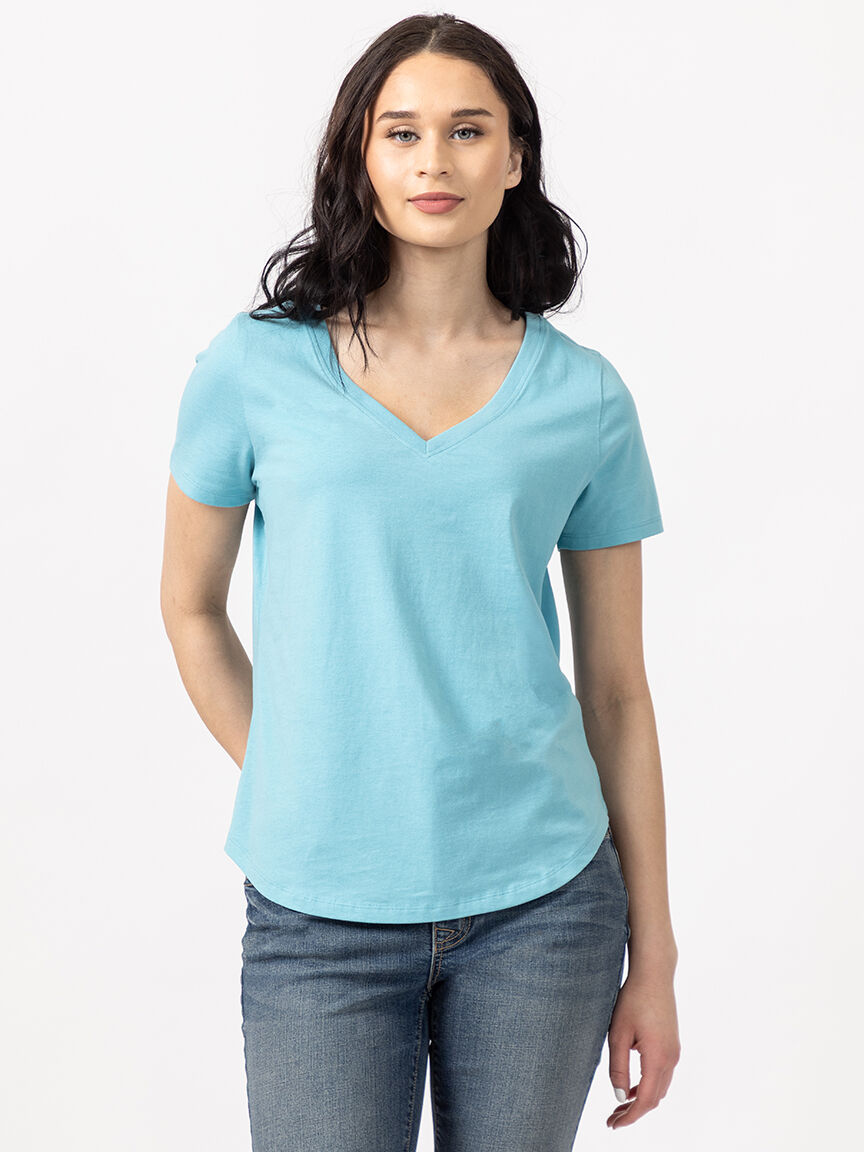 vickie v neck t-shirt Image 1