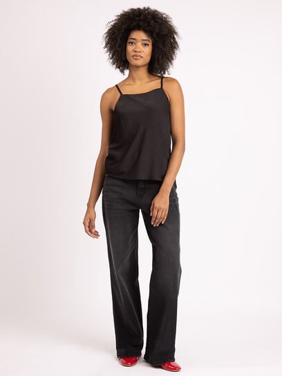 nicki square neck satin top nicki square neck satin top