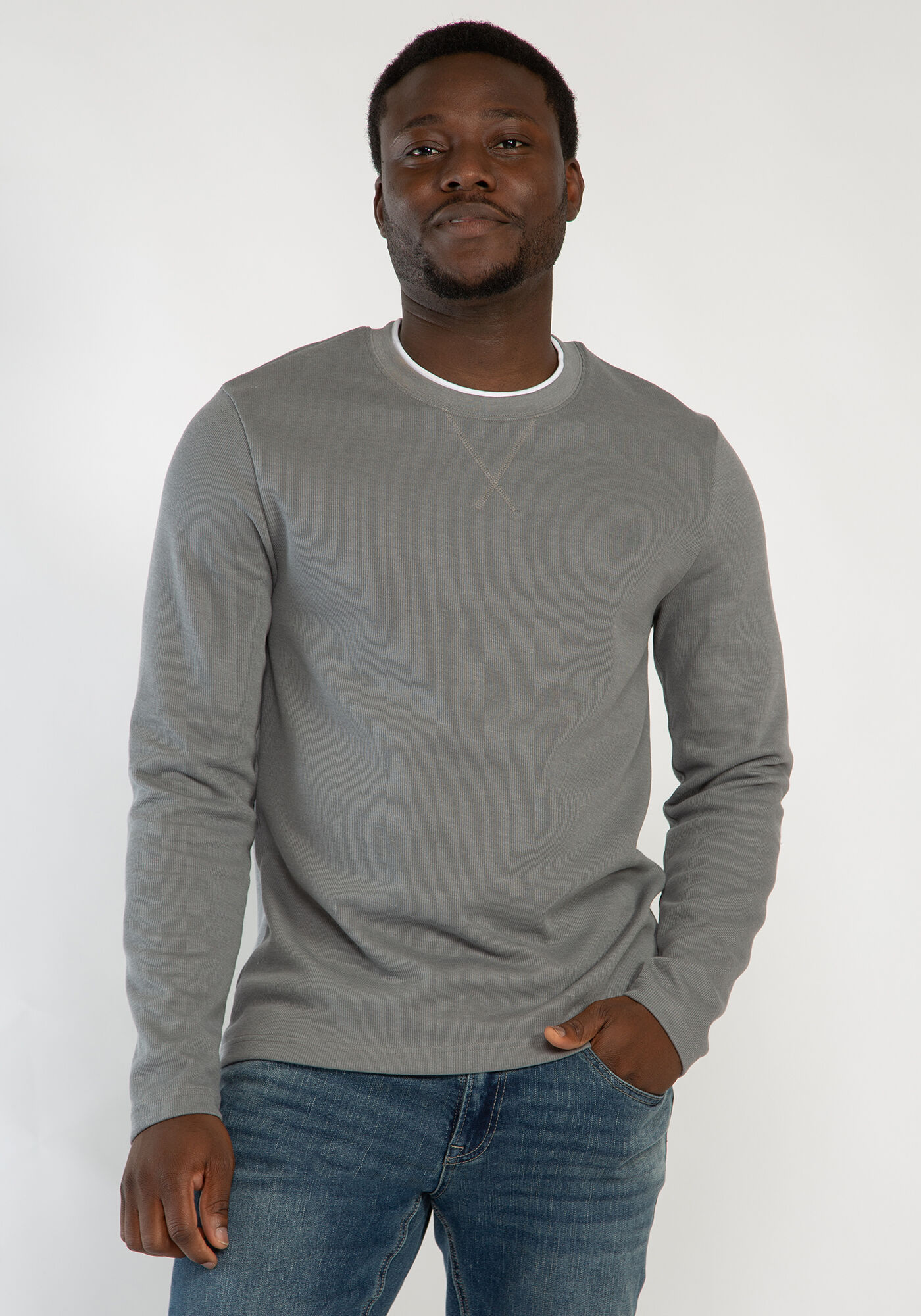 simon long sleeve crewneck shirt Image 1