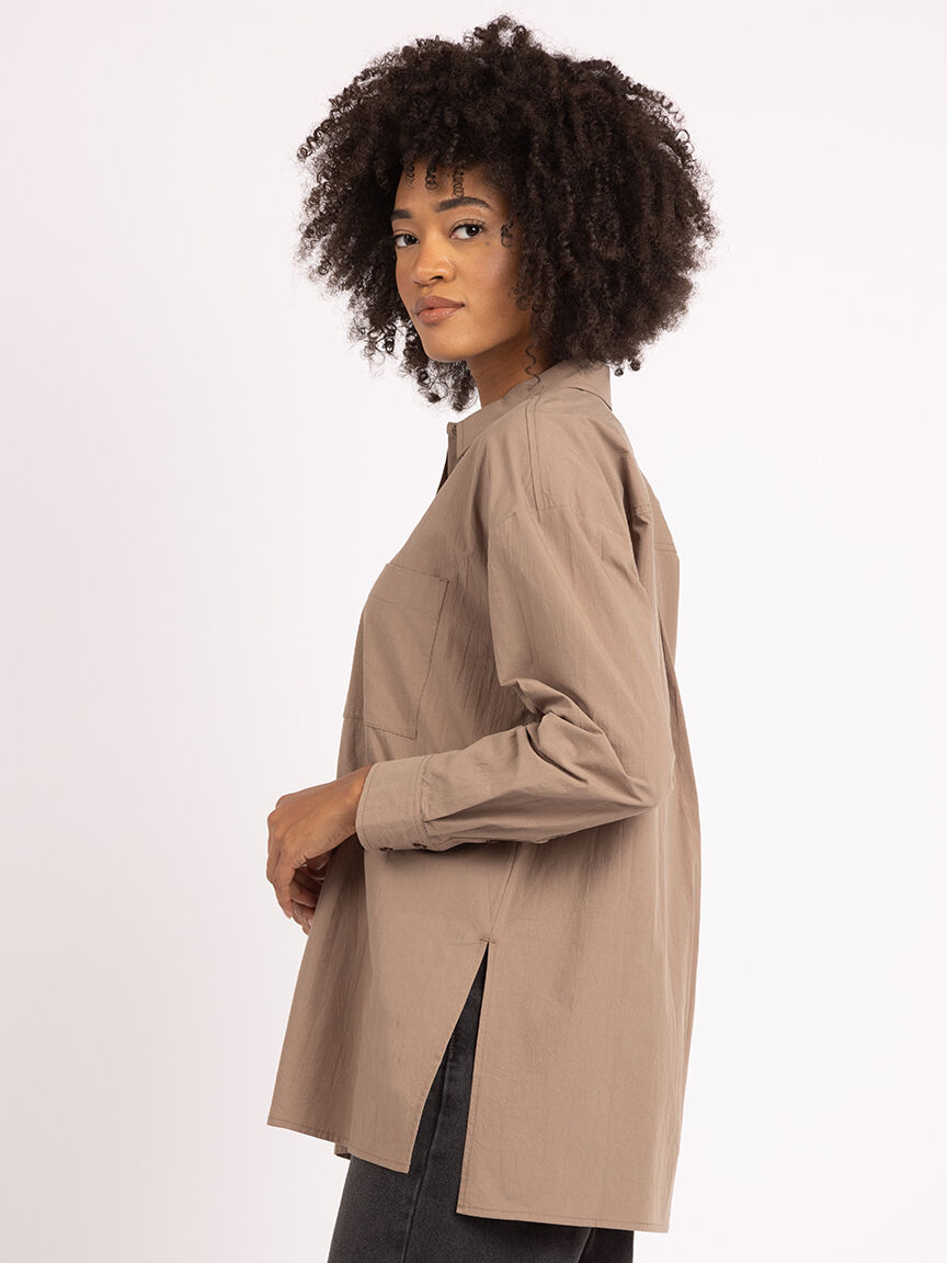 parker poplin shirt Image 3