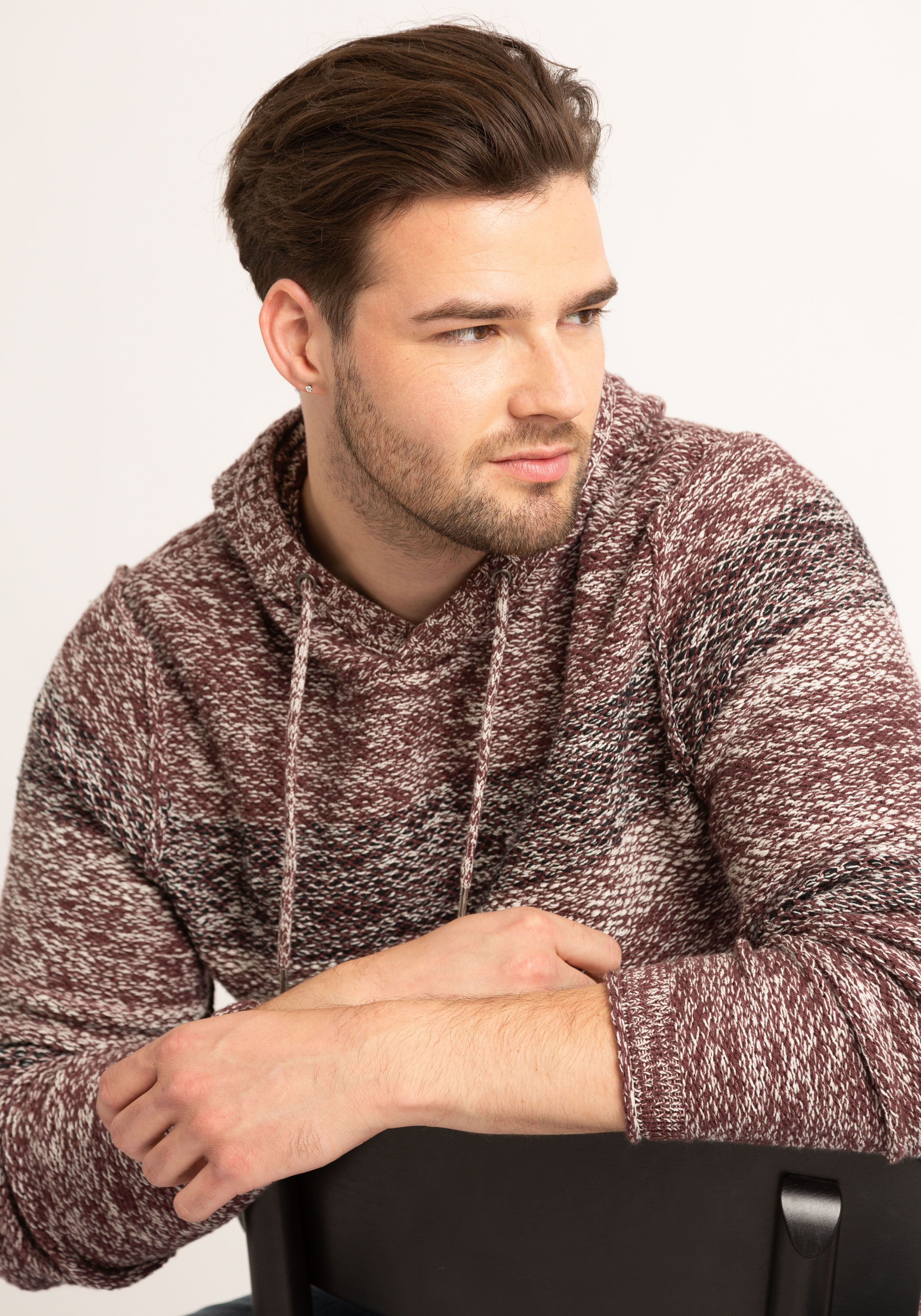 griffin striped hoodie sweater Image 1