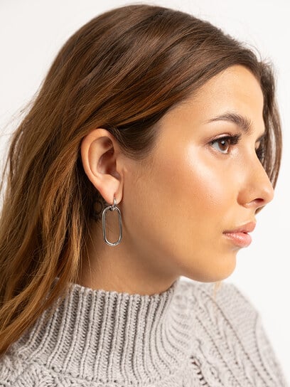 link style drop earrings