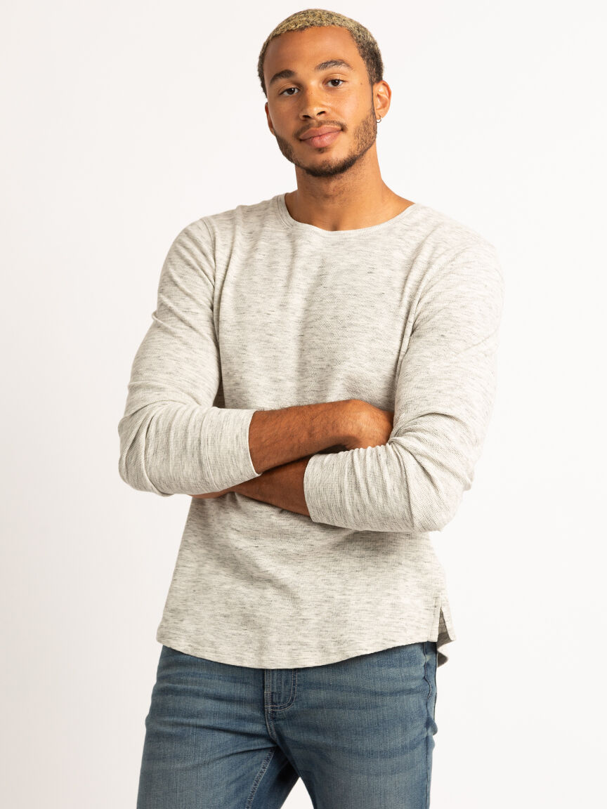 brooks waffle long sleeve t-shirt Image 2