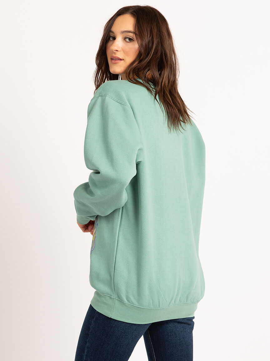 crew neck sweatshirt Image 4