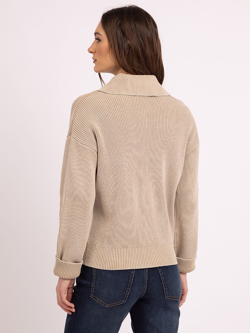 marta button front cardigan