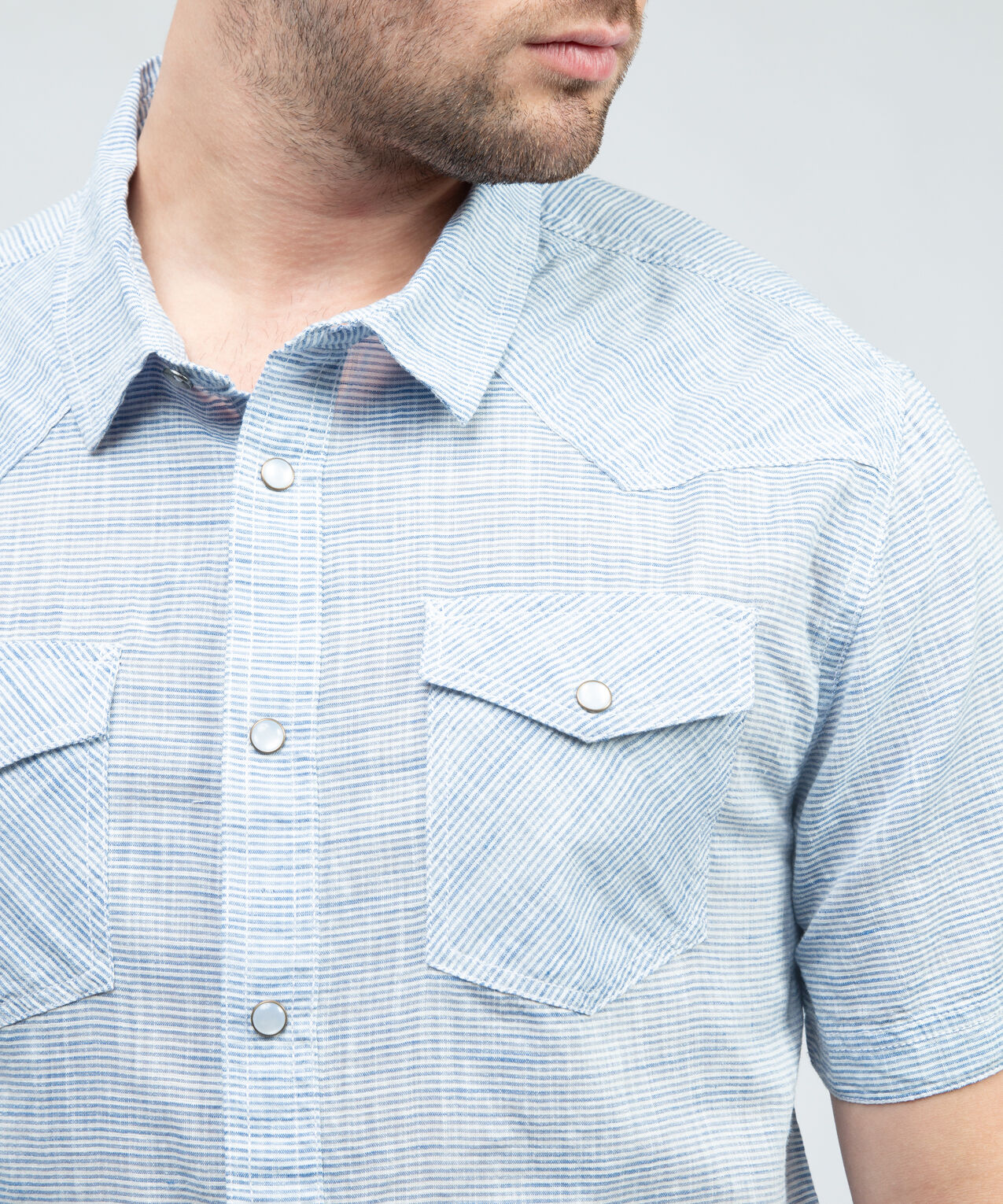 snap front shirt selkirk Image 4