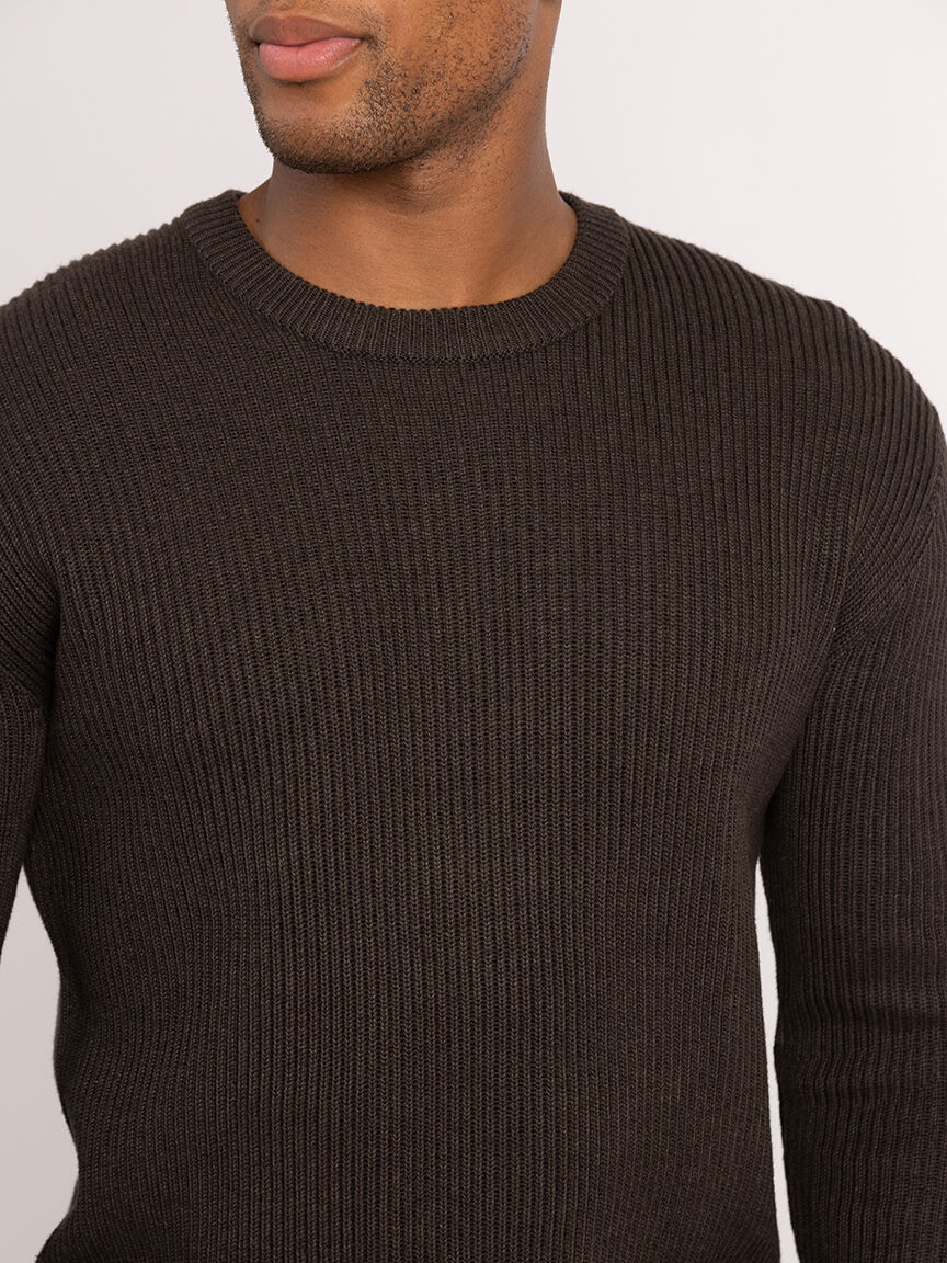 derek washed ribbed crewneck Image 4