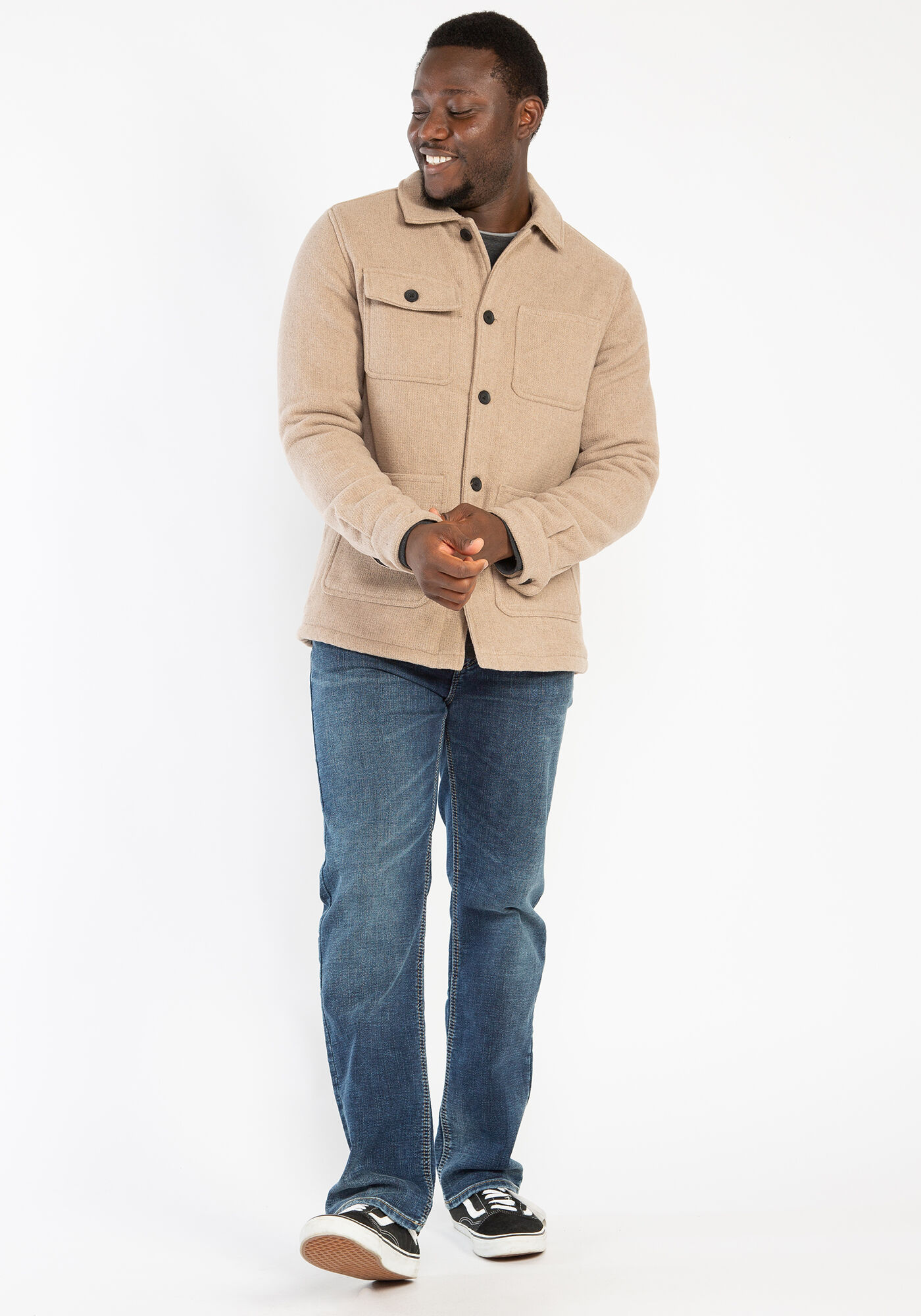 quilted chore jacket Image 5