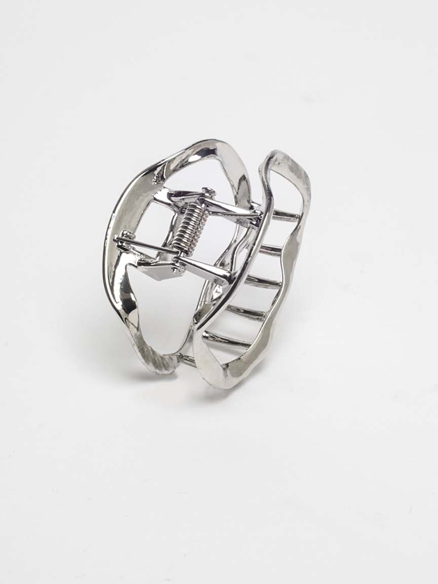 organic shape metal hair clip Image 3