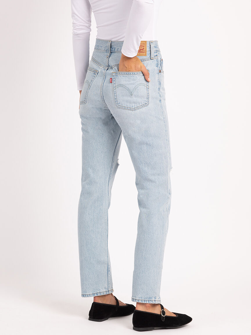 501 straight leg jean light authentic