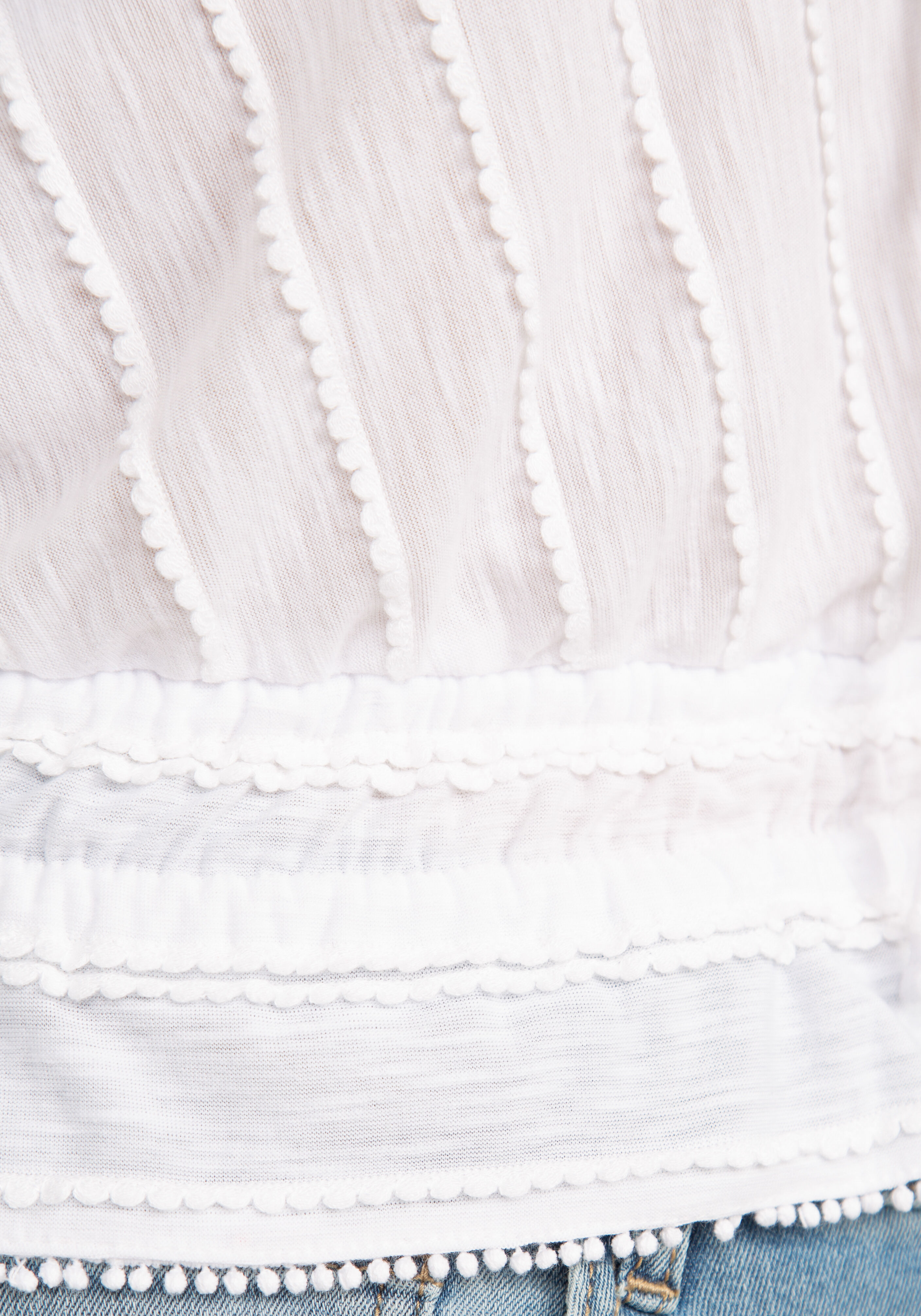 catalina tie front peplum top Image 4