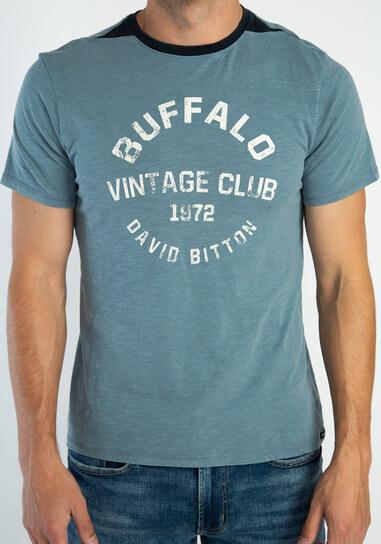 vintage club graphic tee shirt