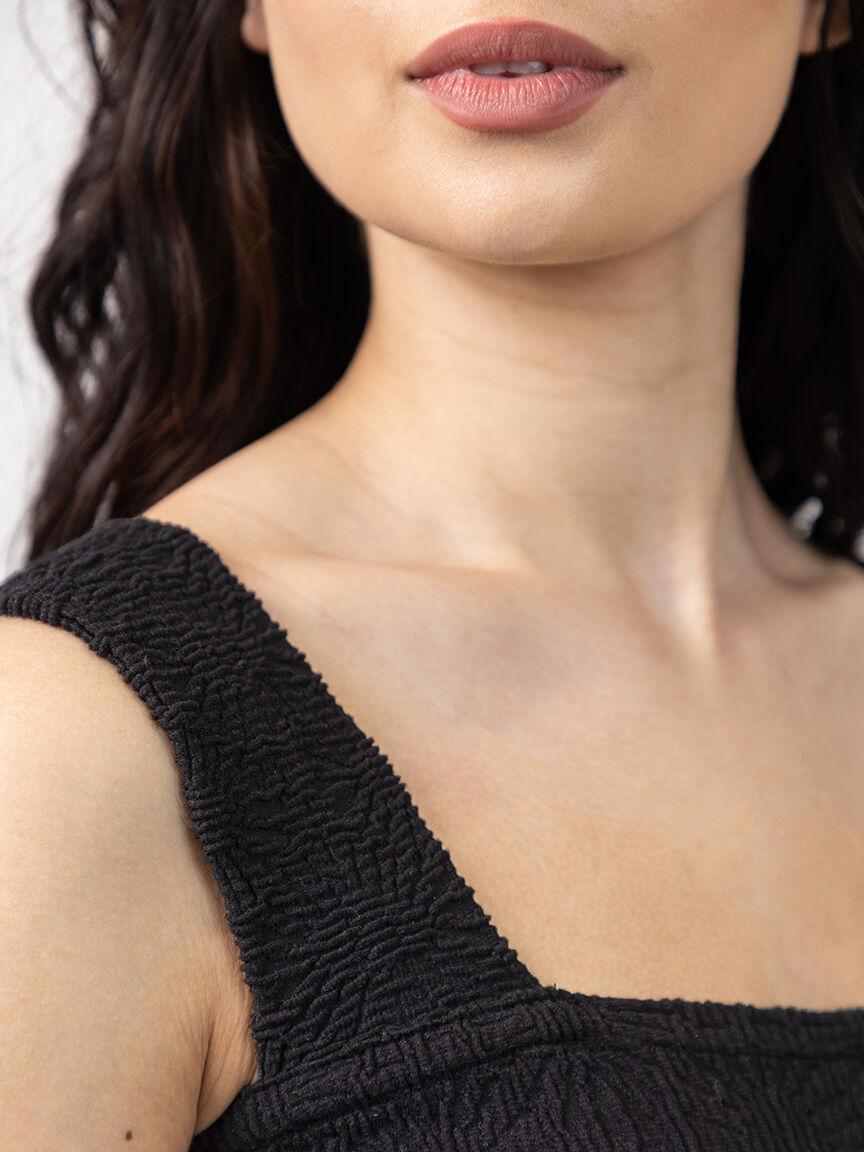 adelina square neck tank