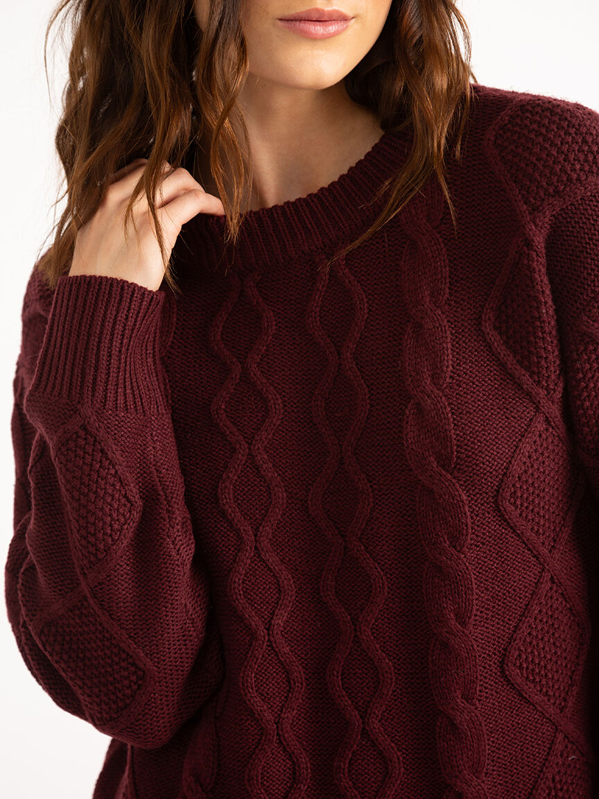 cable sweater dress Image 5