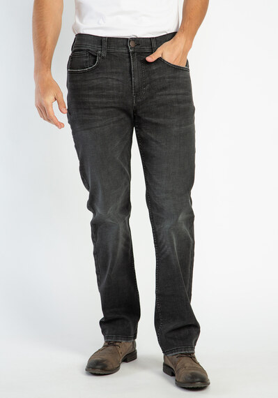 relaxed straight leg tech jean Image 1