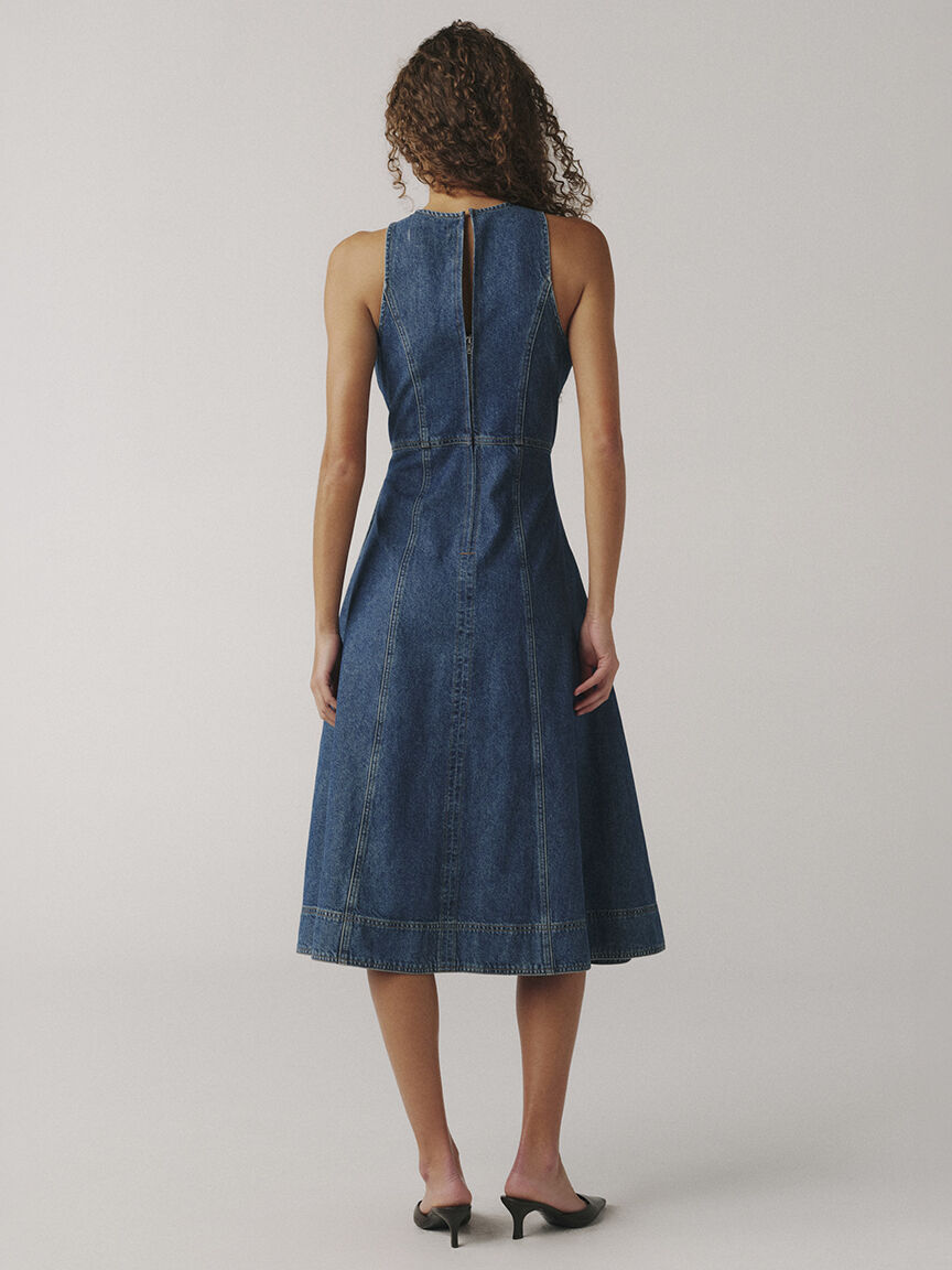 southern belle denim dress