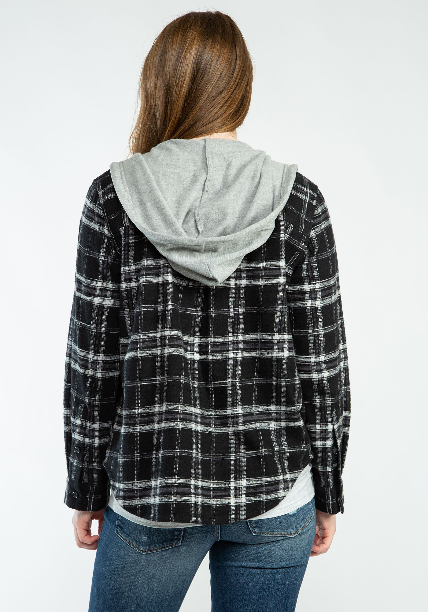 peyton hooded flannel  Image 2