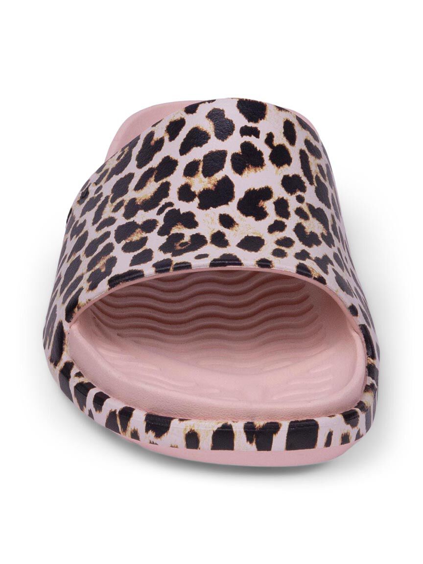 spencer slide sandal leopard