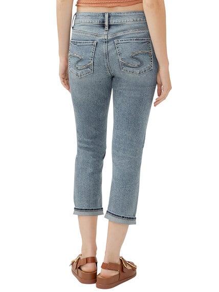 Suki Mid Rise Luxe Stretch Capri Suki Mid Rise Luxe Stretch Capri Image 2