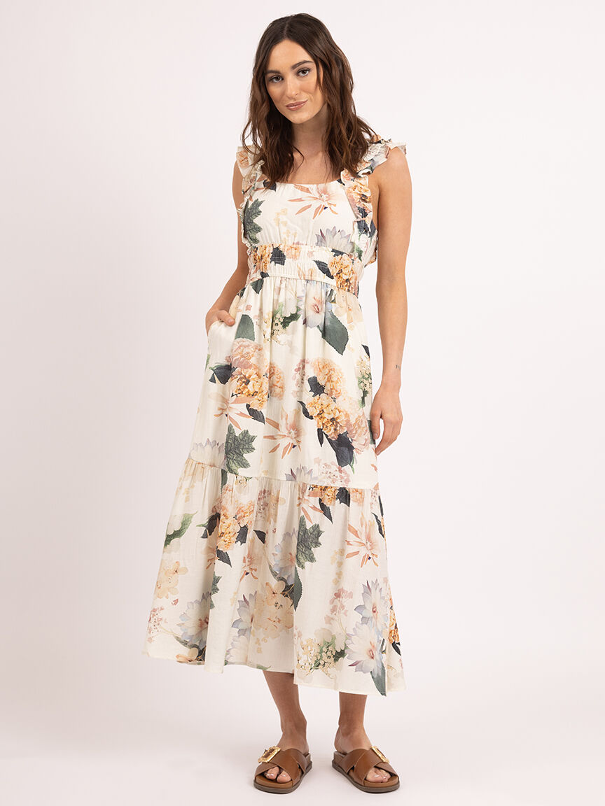 gretchen square neck maxi dress Image 5