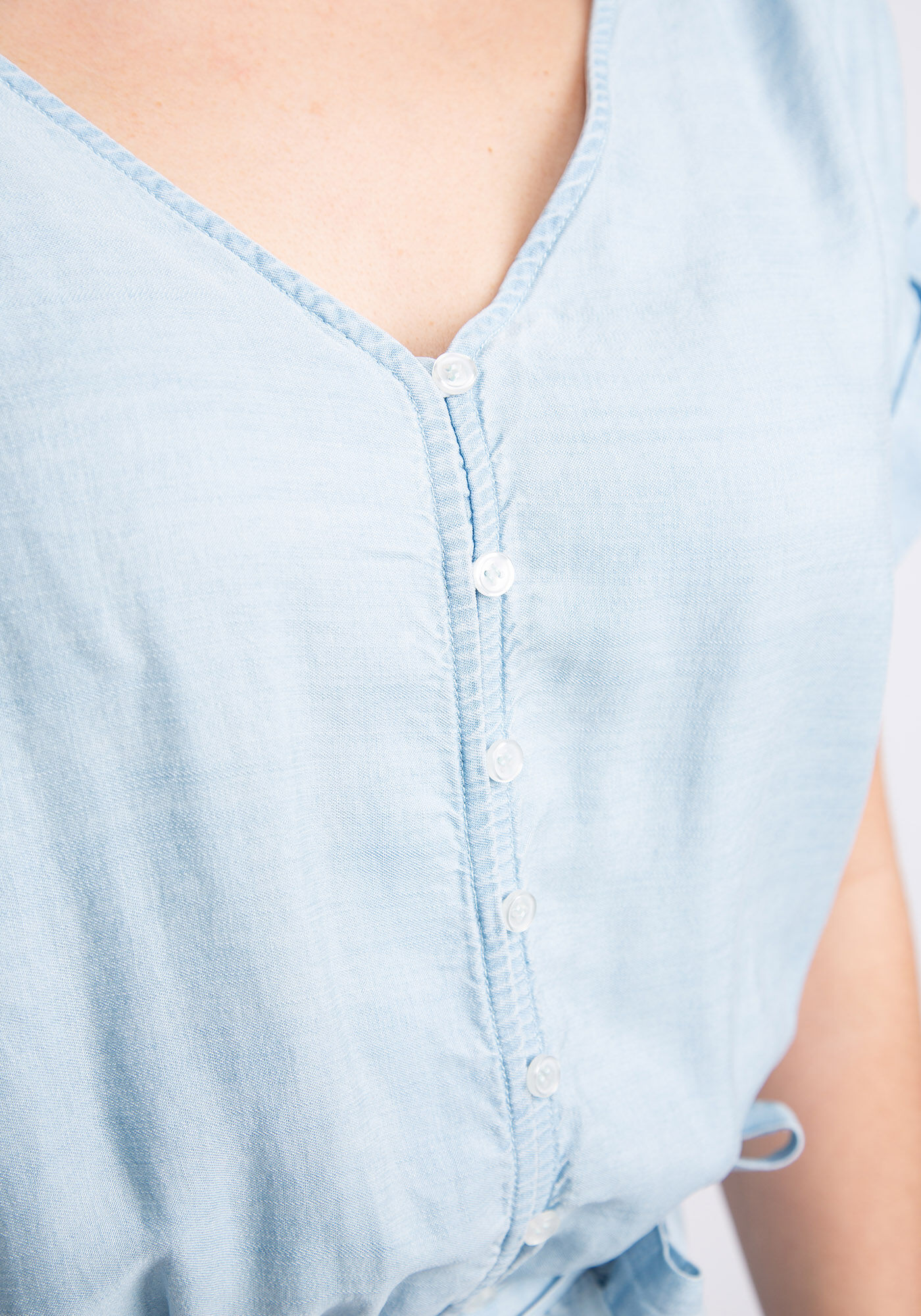 reilly chambray denim jumpsuit Image 5