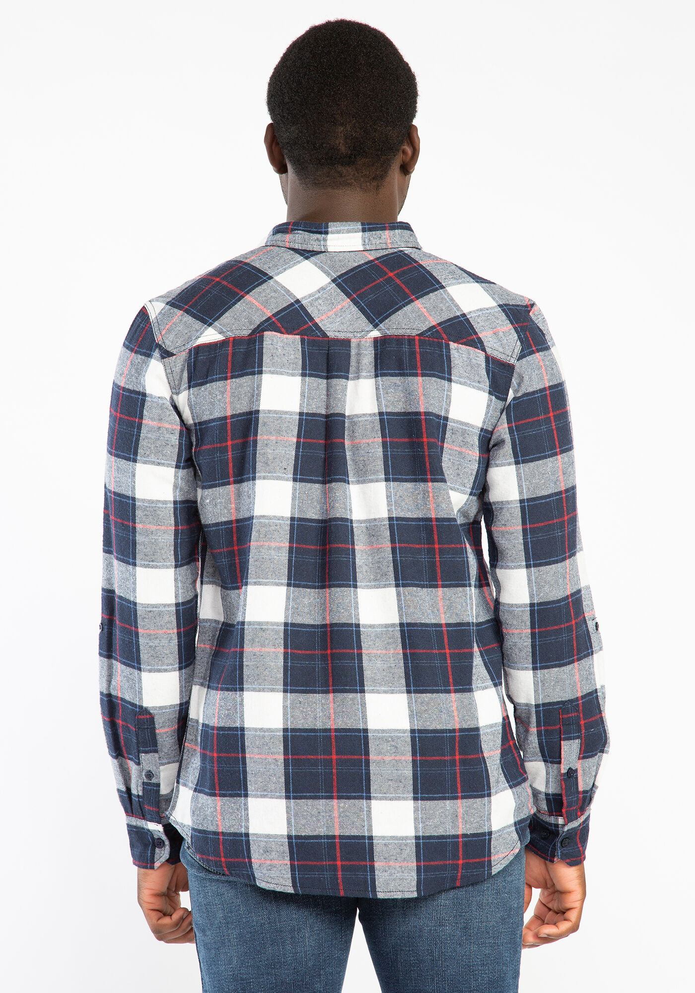 plaid long sleeve shirt Image 2