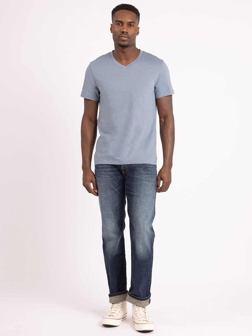 miles v neck basic tee Image 2