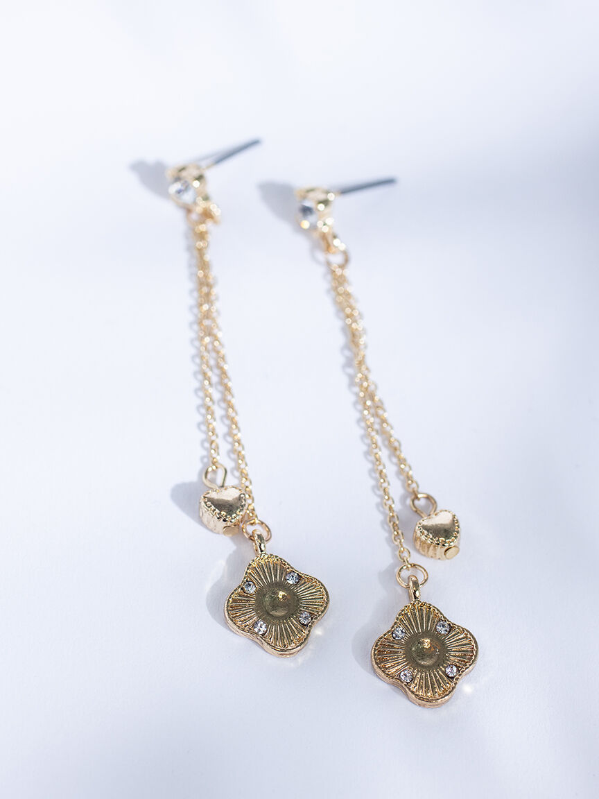 clover chain earring Image 4