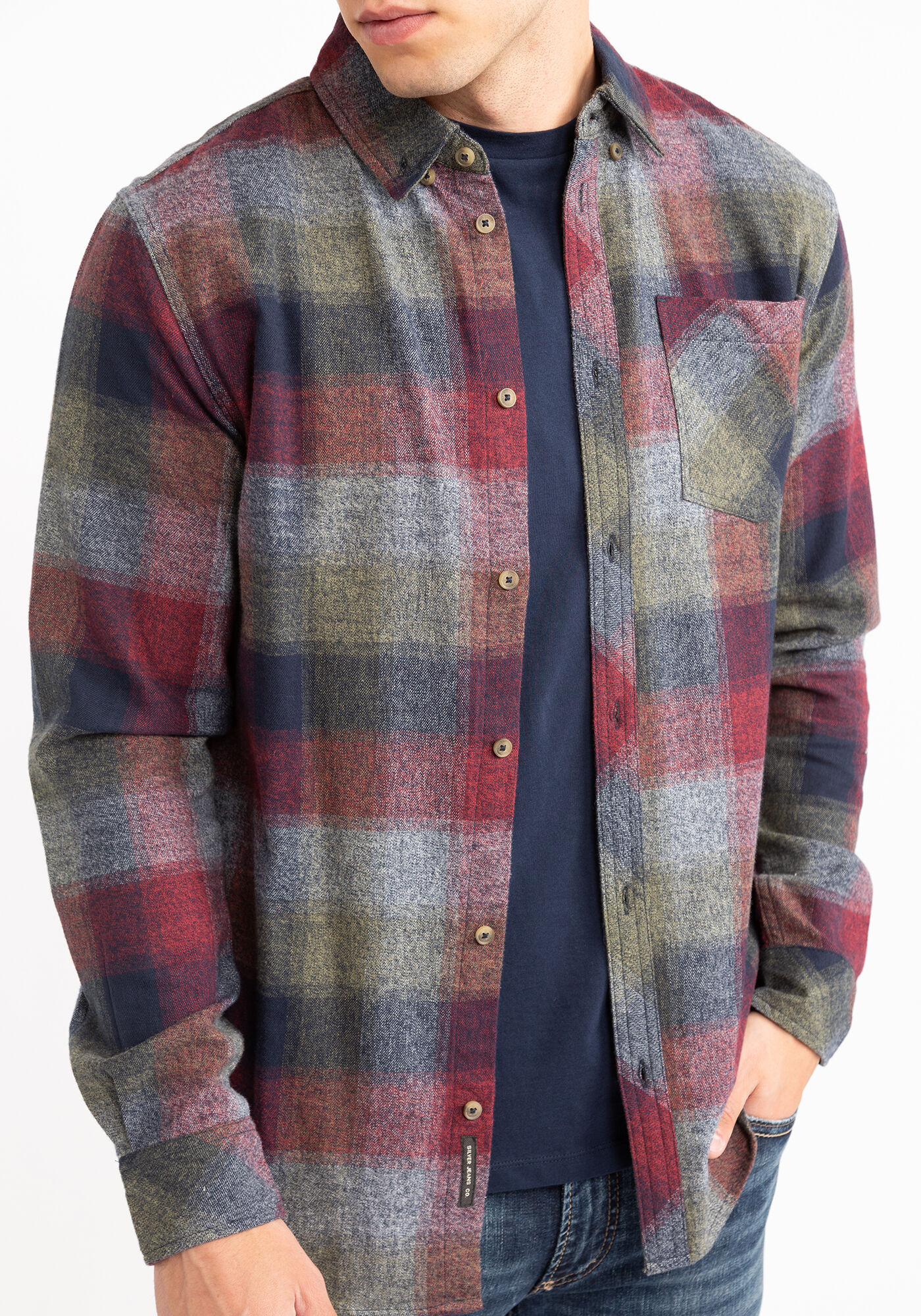 flannel long sleeve shirt Image 6