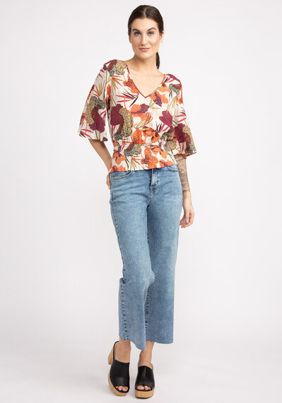 winona double v-neck blouse Image 3