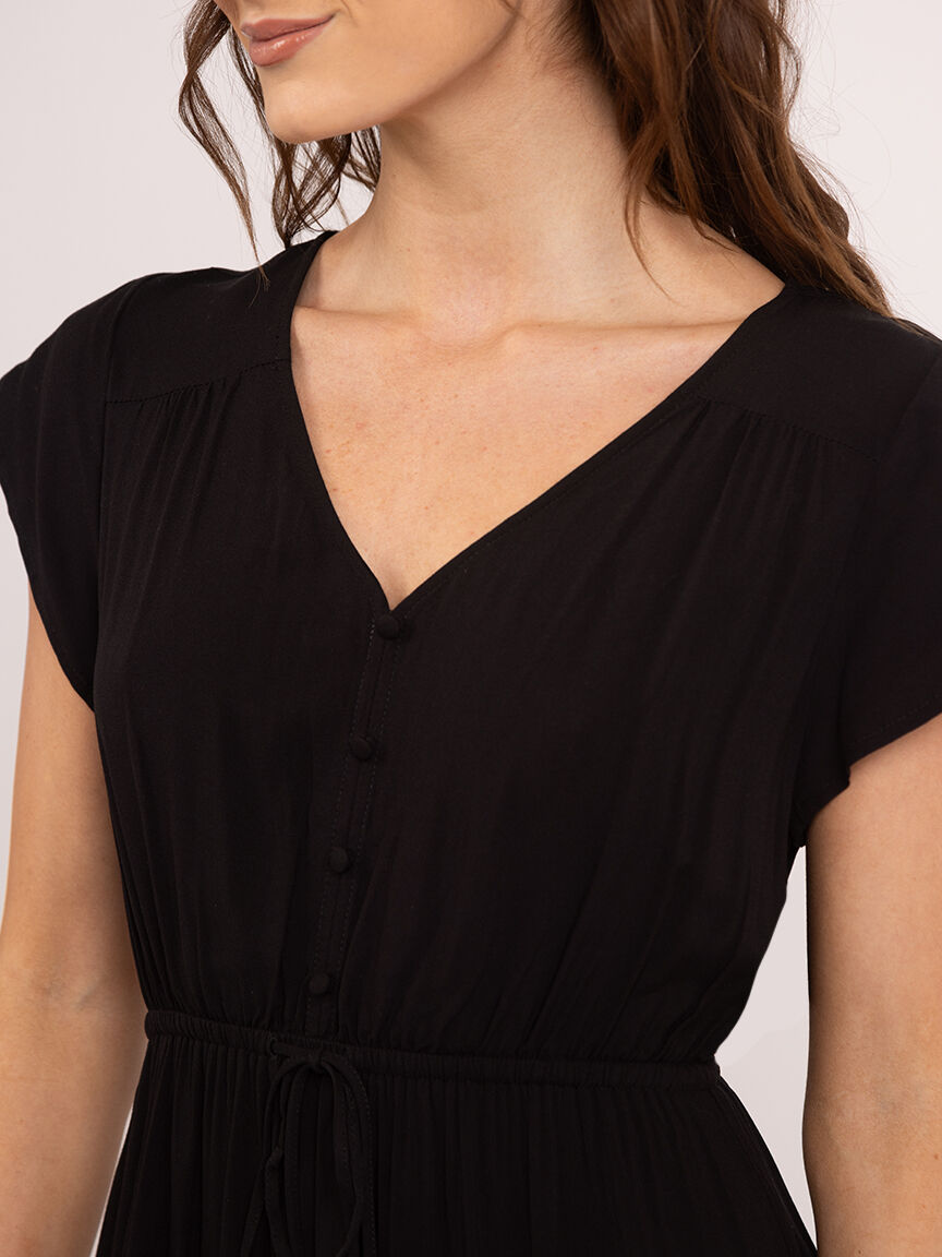 maren v neck mini dress Image 4