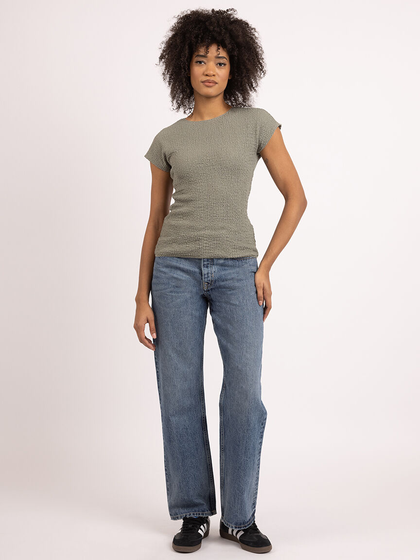 trina crew neck t-shirt Image 2