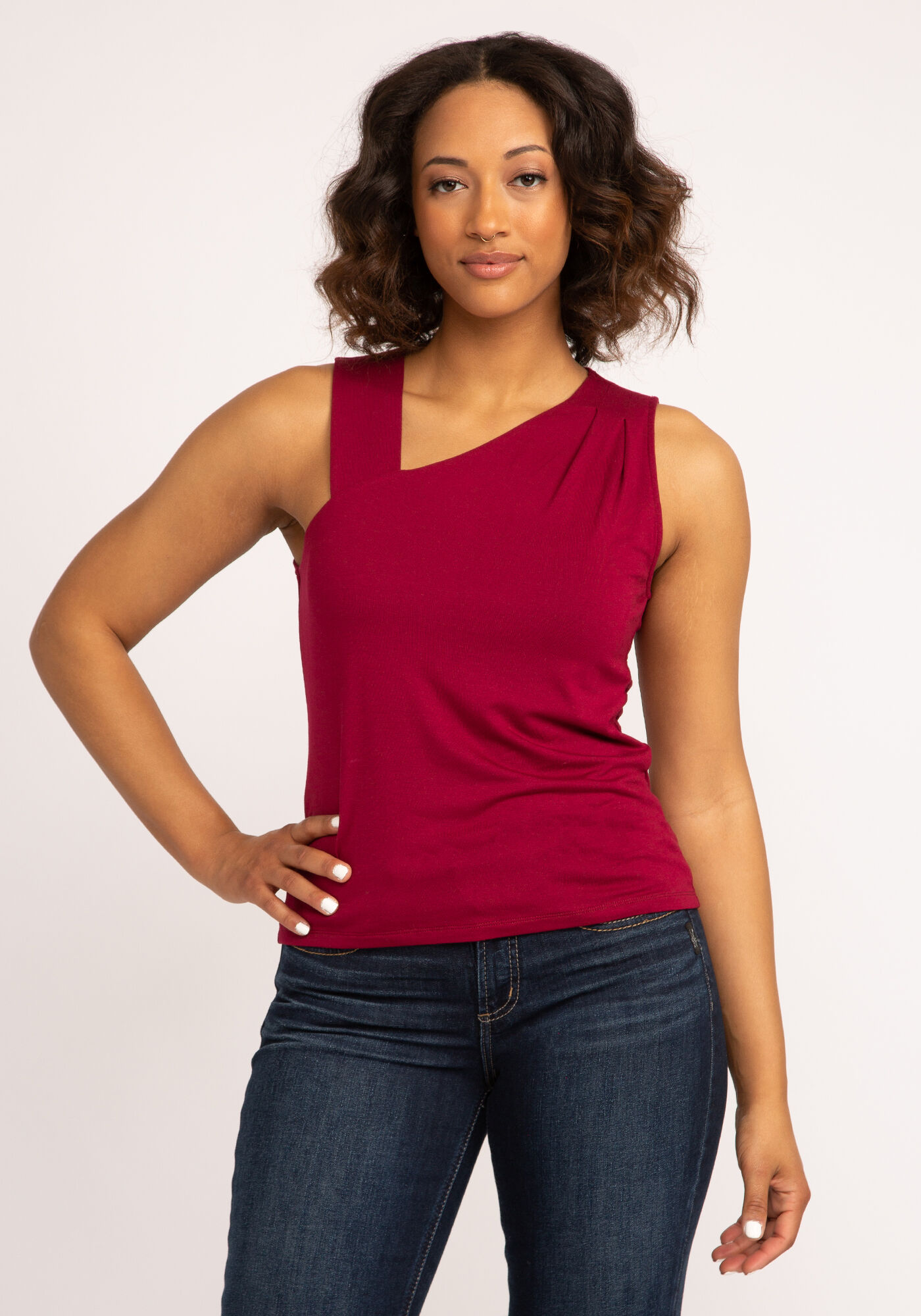 suri asymmetrical tank top  Image 1