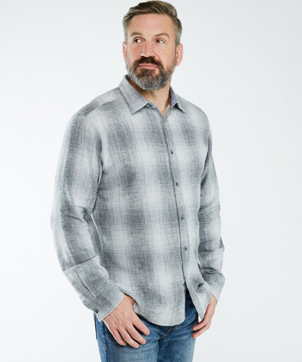 Long Sleeve Plaid Shirt Image 1