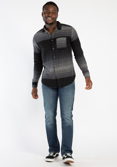 westlake strip hooded flannel shirt Image 3