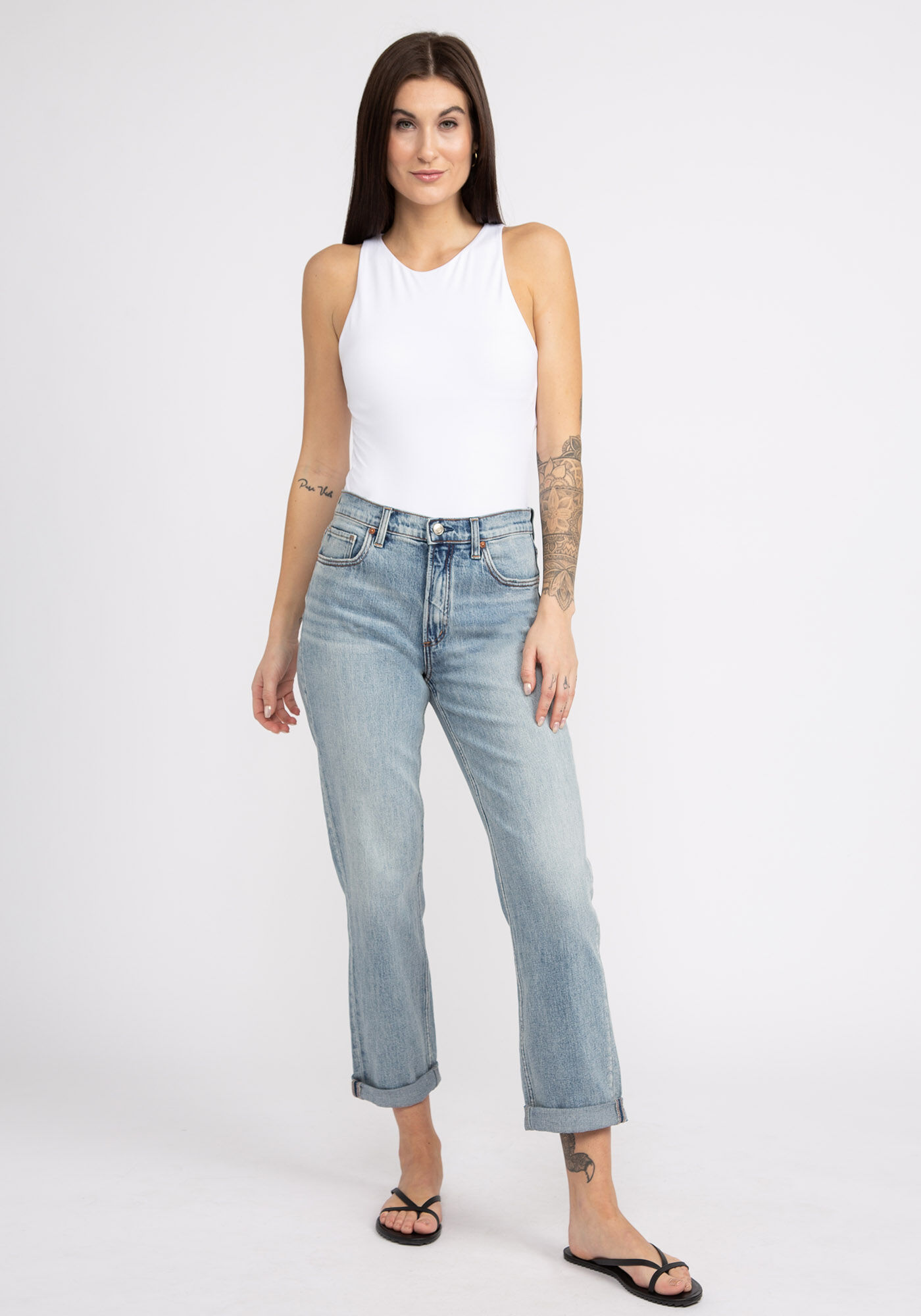 Boyfriend jeans 90s top