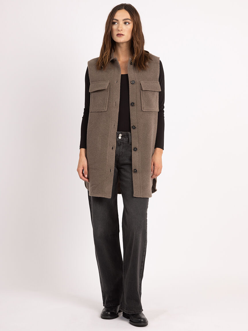 semira long vest Image 2