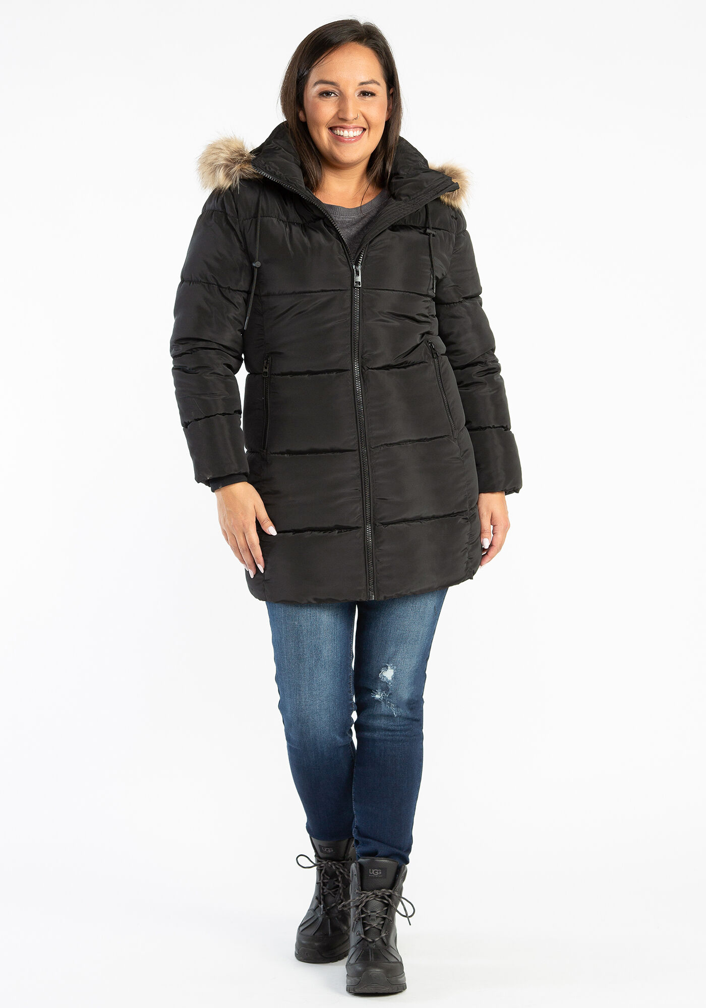 orford kismet mid length hooded puffer Image 5