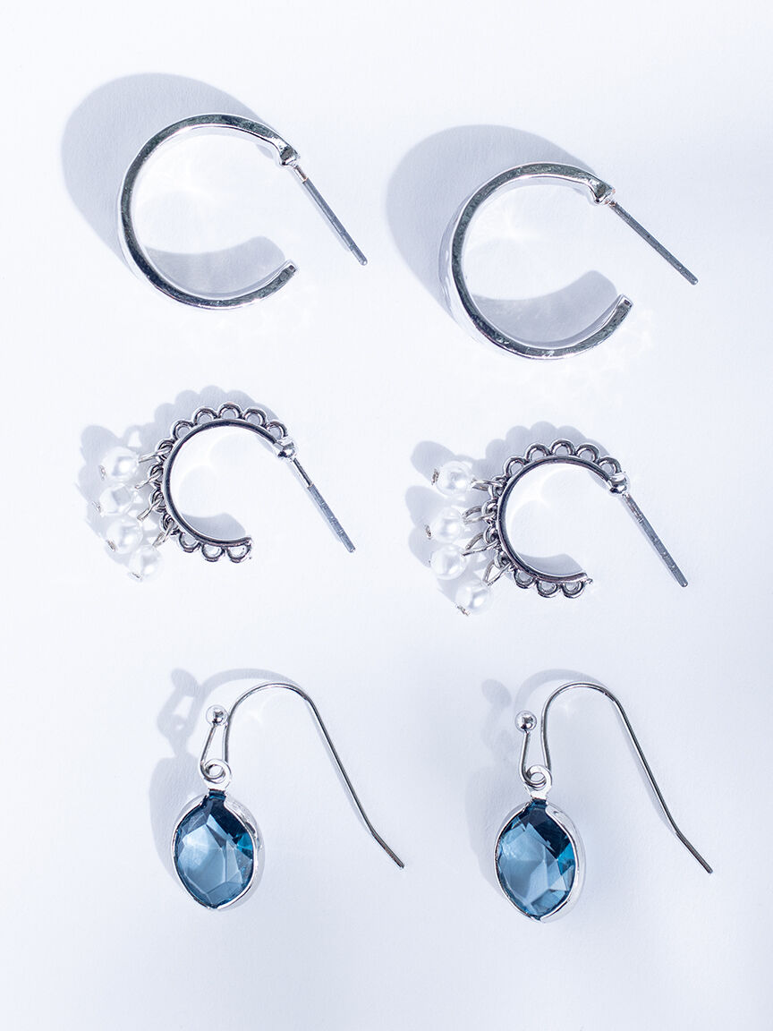 3 pack small hoops Image 1