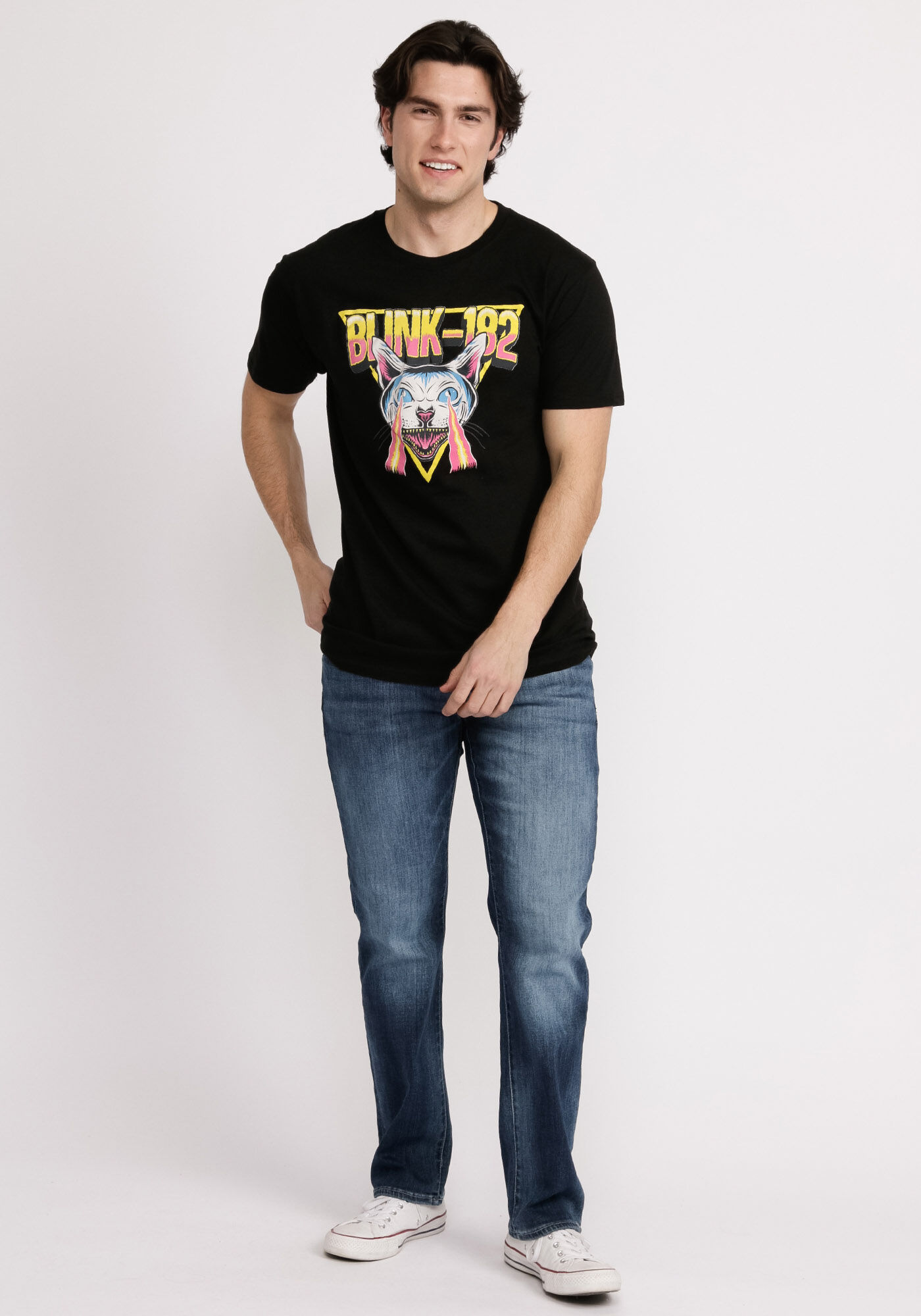 cat laser eyes t-shirt Image 4