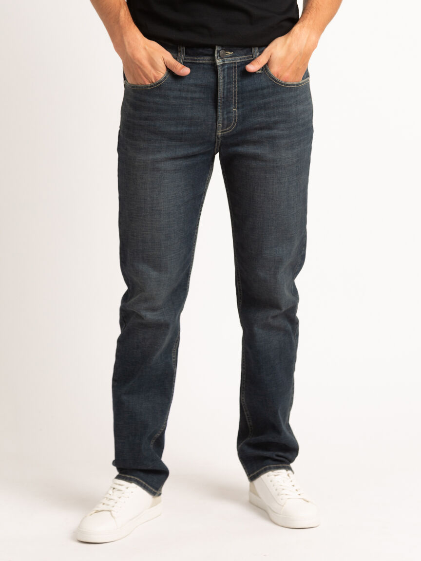 slim straight tech jean TRUE NORTH DENIM