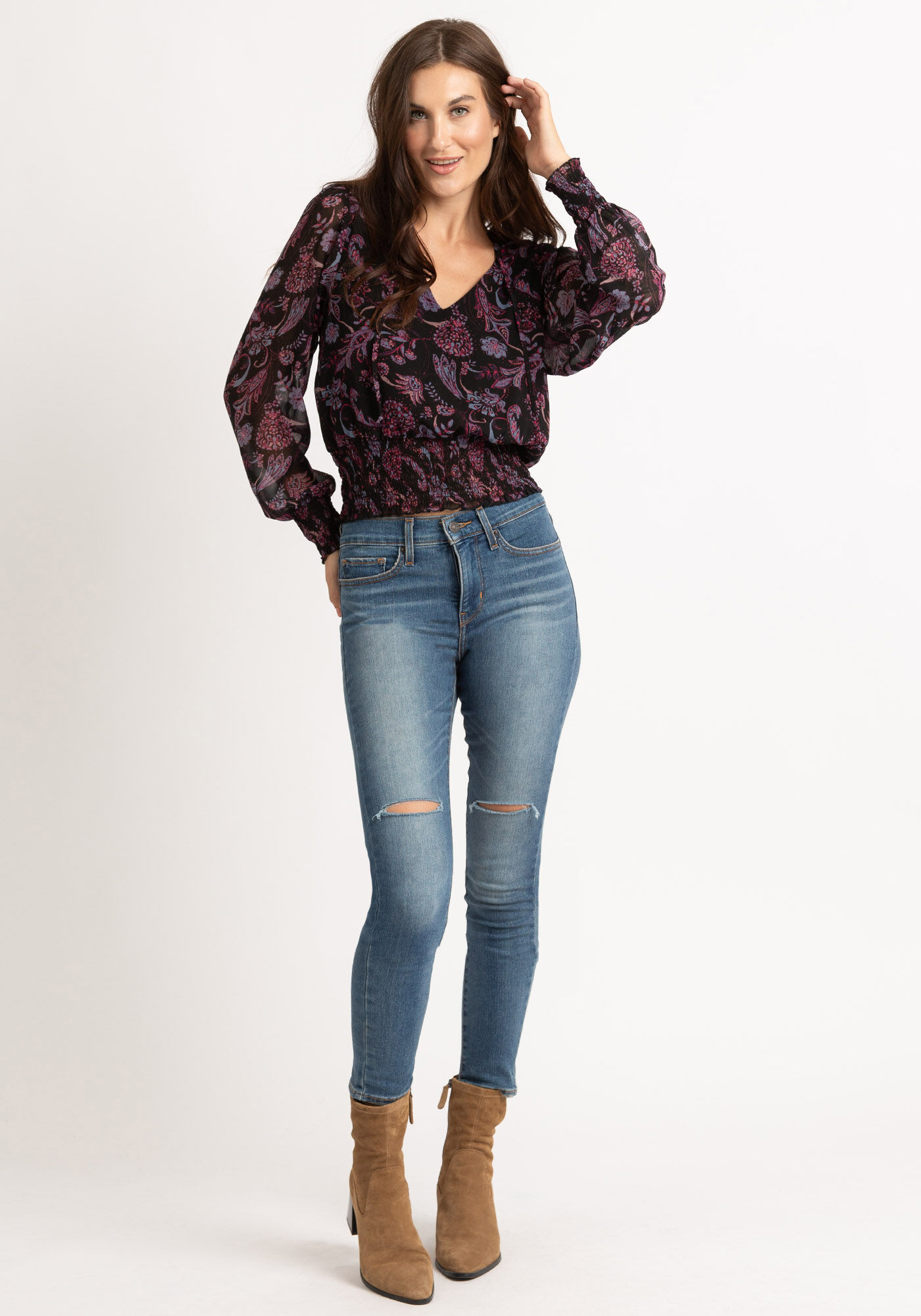 bellatrix v-neck blouse Image 3